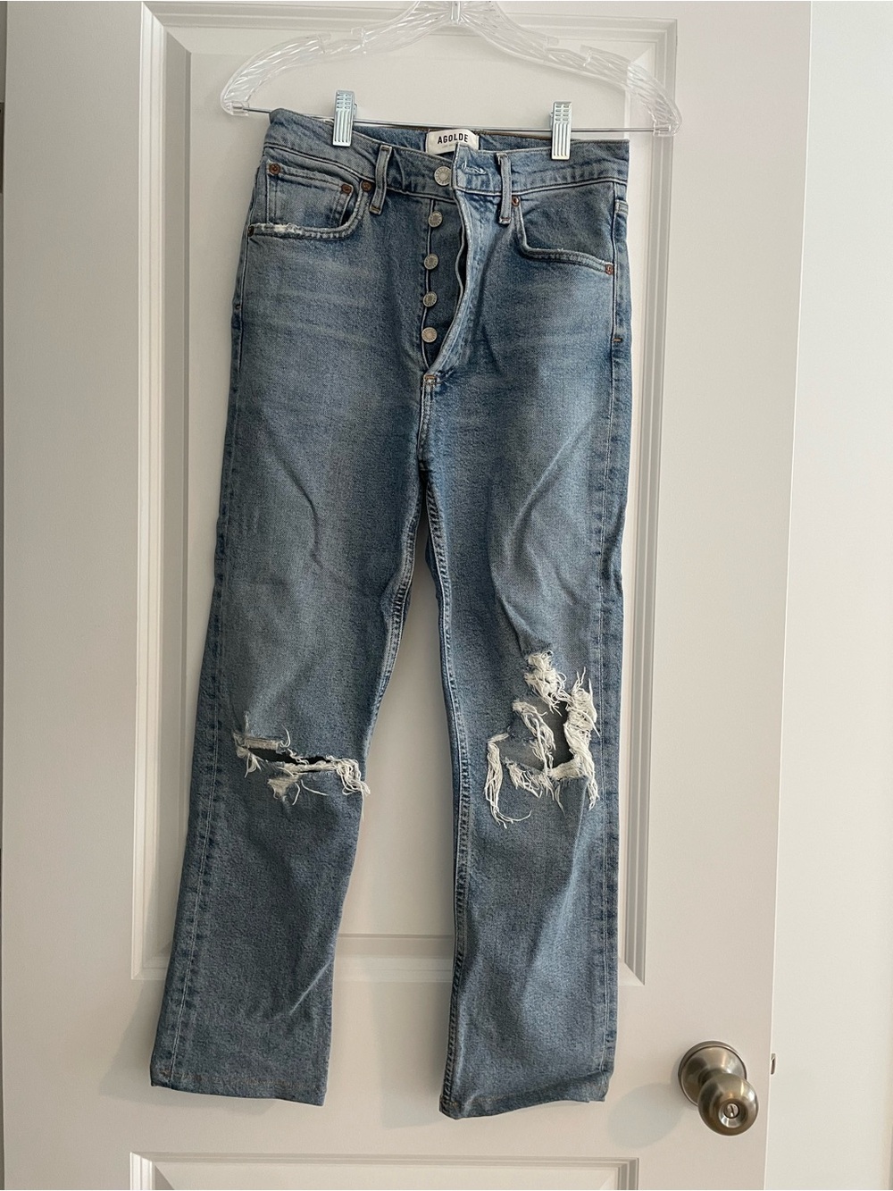 Agolde ripped jeans